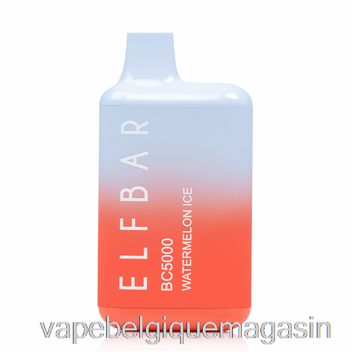 Vape Shop Bruxelles Bc5000 0% Zéro Nicotine Glace Pastèque Jetable